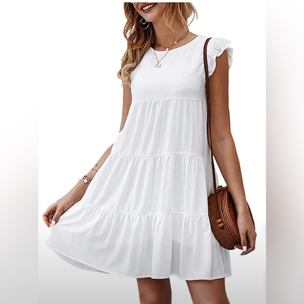 Sleeveless Ruffle Sleeve